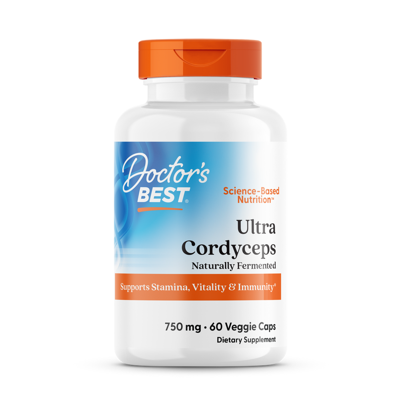 753950001039-BFP-V6-052624.png Ultra Cordyceps, 750mg - 60 Cápsulas Vegetais - Doctor's Best - Image 1