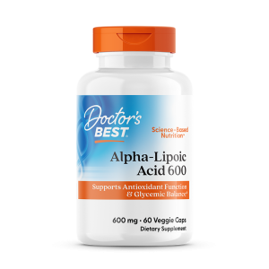 Ácido Alfa-Lipóico - 600mg - 60 Cápsulas Vegetais - Doctor's Best