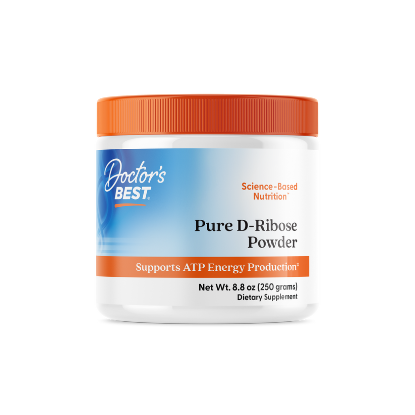 753950001732-BFP-V9-031824.png Pure D-Ribose, Powder - 250 grams - Doctor's Best - Image 1