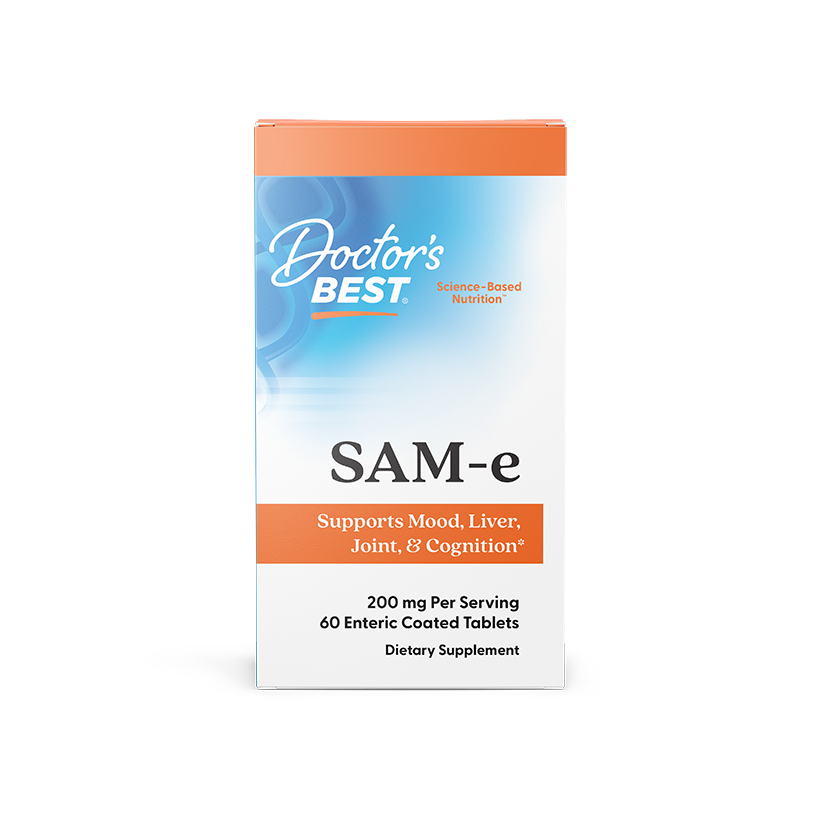 753950002067-BFP-V6.png SAM-e - 200mg - 60 Comprimidos - Doctor's Best - Image 1