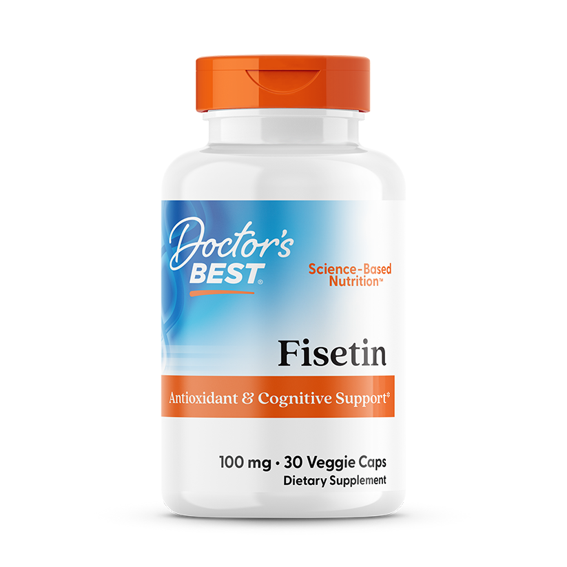 753950002272-BFP-V5-040424.png Fisetin, 100 mg - 30 Vegetarian Capsules - Doctor's Best - Image 1