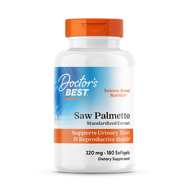 753950002722-BFP.png Saw Palmetto Standardized Extract - 320mg - 180 Cápsulas Moles - Doctor's Best - Image 1