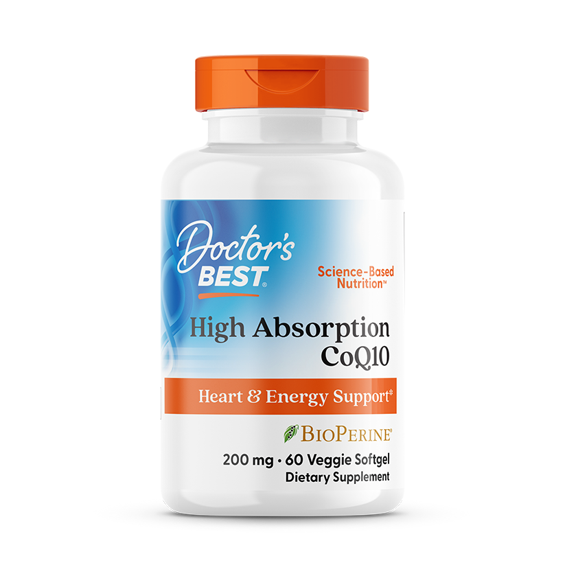 753950004122-BFP-V5-041524.png High Absorption CoQ10 with BioPerine - 200 mg - 60 Soft Vegetarian Capsules - Doctor's Best - Image 1