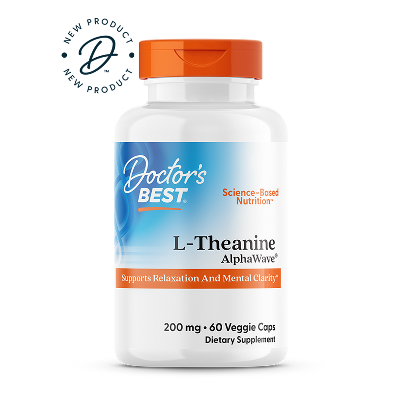 753950006201-new.png L-teanina AlphaWave - 60 cápsulas vegetales - Doctor's Best - Imagen 1