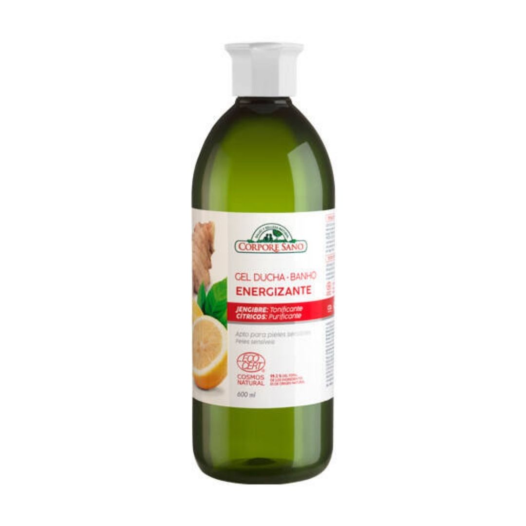 Gel-de-Duche-Energizante-Gengibre-Citricos-Bio-600ml-Corpore-Sano.jpg Corpore Sano Organic Ginger & Citrus Energizing Shower Gel 600ml - Image 1