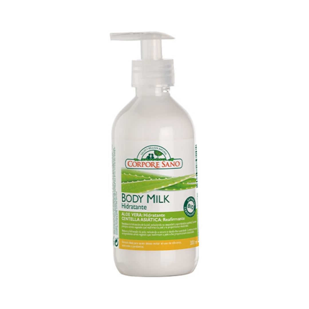 Leite-Corporal-Aloe-Centella-300ml-Corpore-Sano.jpg Leite Corporal Aloe Centella 300ml Corpore Sano - Image 1