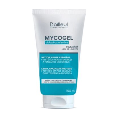 Mycogel-Ciclopirox-150ml-416x416-1.jpg Mycogel Cleansing Shower Gel 150ml - Image 1
