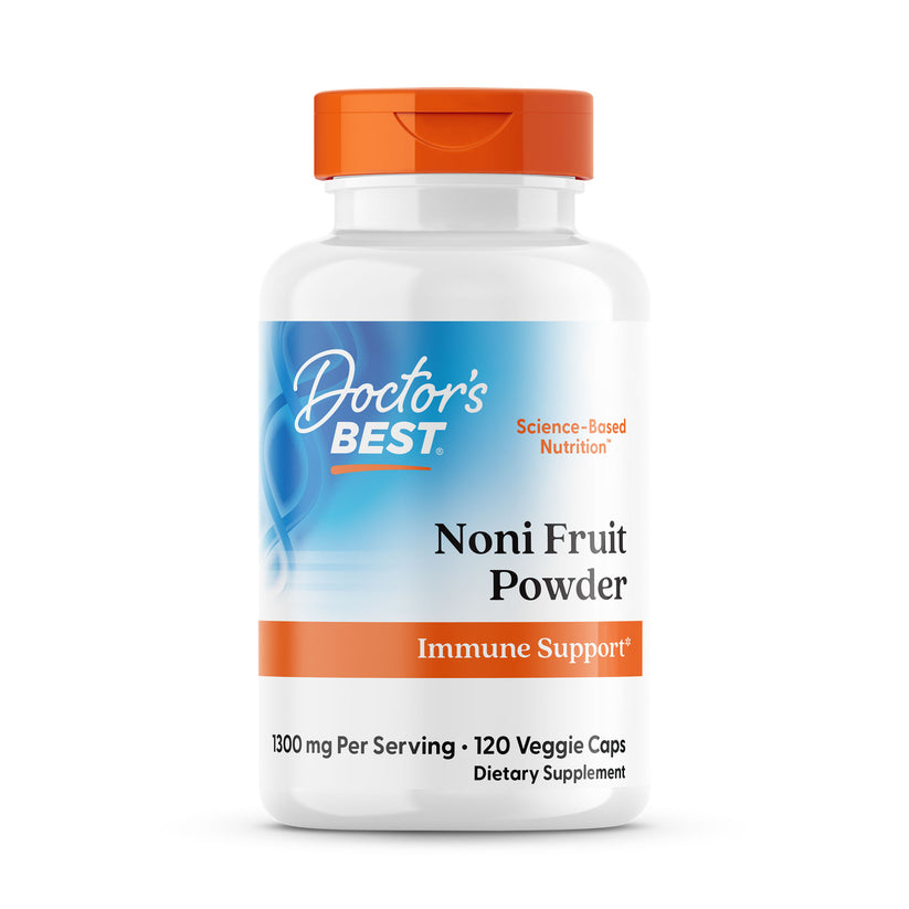 drb-00096-main.jpg Polvo de fruta de noni, 1300 mg - 120 cápsulas vegetales - Doctor's Best - Imagen 1