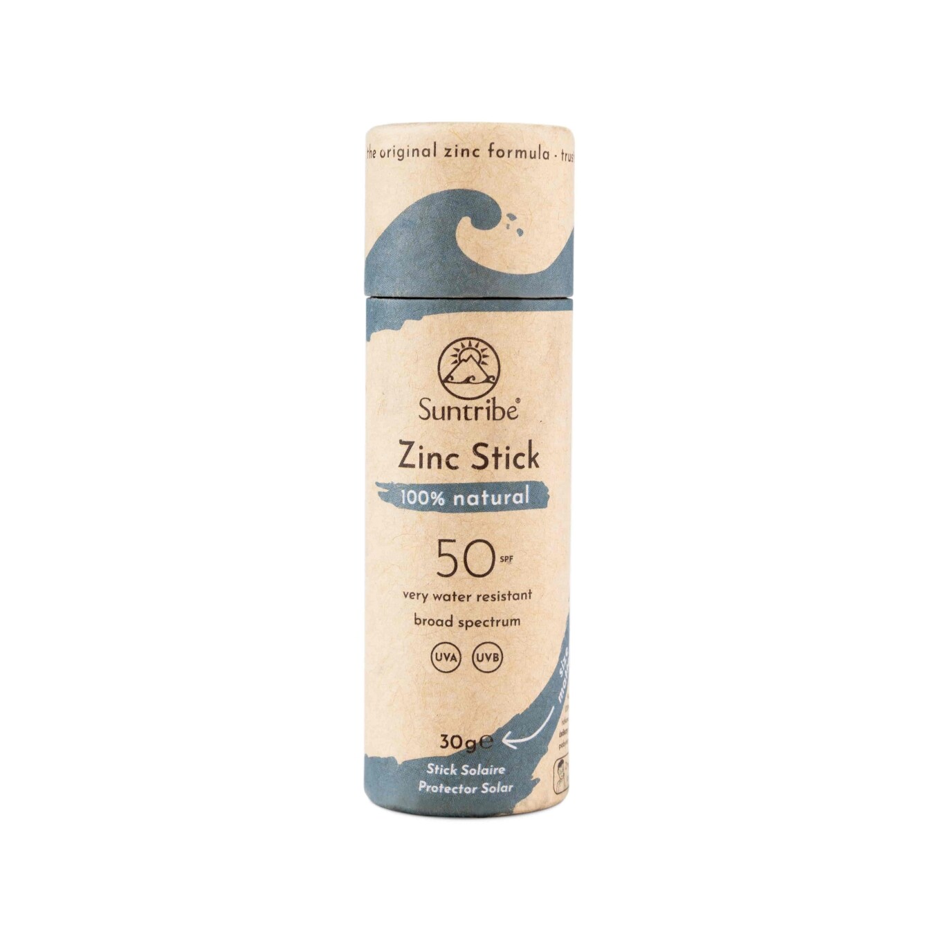 Stick Protetor Solar Zinco FPS 50 Turquesa 30g - Suntribe - Image 1
