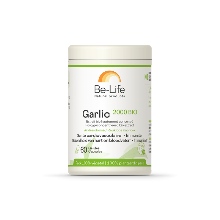 gd_1391_1.png Alho (Garlic) 2000 Bio - 60 Cápsulas – Be-Life - Image 1
