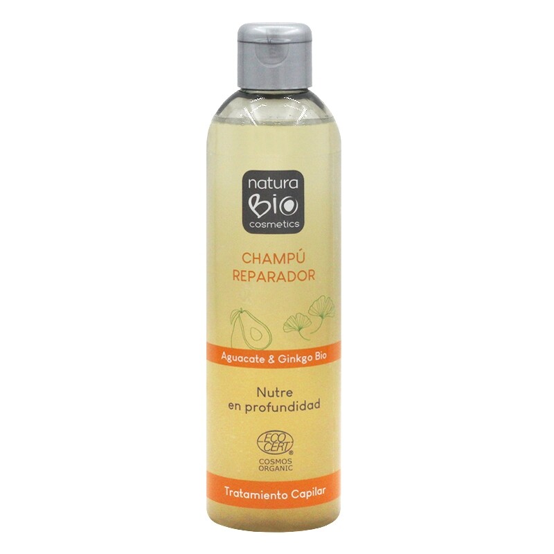 gd_96104_champu_reparador_NATURABIO_8437024477082.jpg Organic Avocado & Ginkgo Repairing Treatment Shampoo 250ml - Image 1