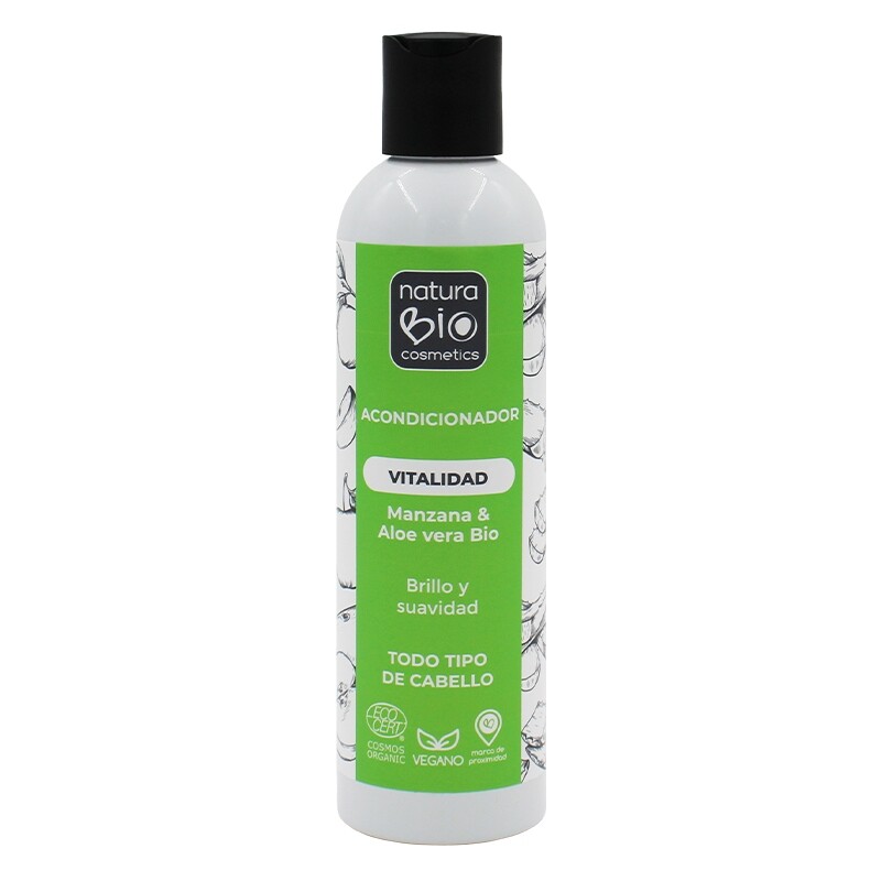gd_96115_acondicionador_vitalidad_250ml_naturabio_cosmetics.jpg Organic Aloe Vera & Apple Vitality Conditioner 250ml - Image 1