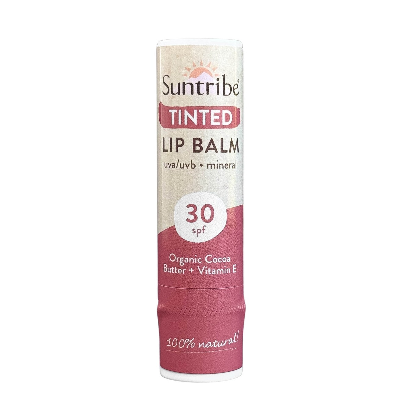 gd_Suntribe_Lip_Balm_SPF_30_Tinted_Front.jpg Tinted Lip Balm SPF 30 - 5 g - Suntribe - Image 1