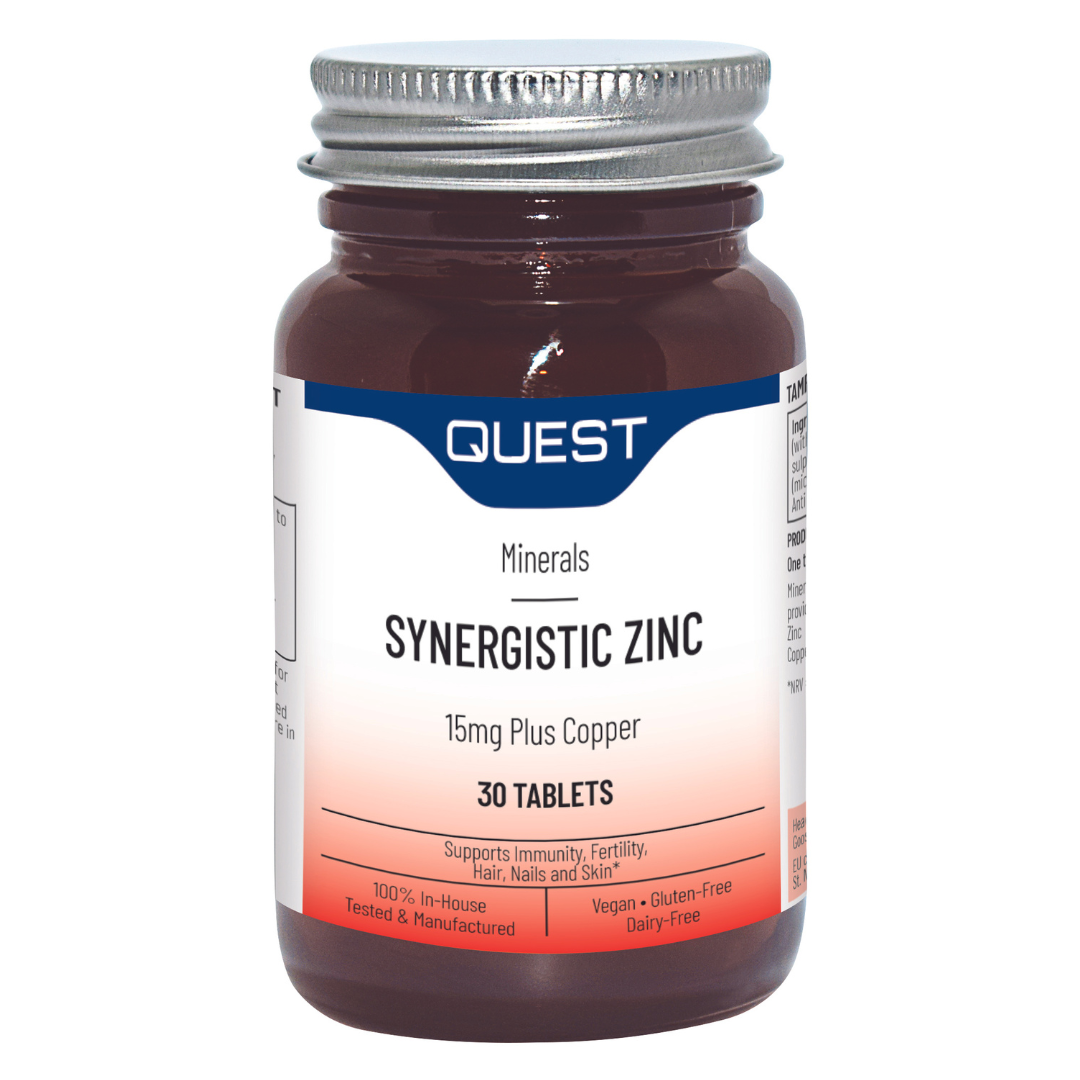 gd_Synergistic_Zinc_15mg_30_s_vidro_.png Zinco Sinérgico 30 Comprimidos - Quest - Image 1