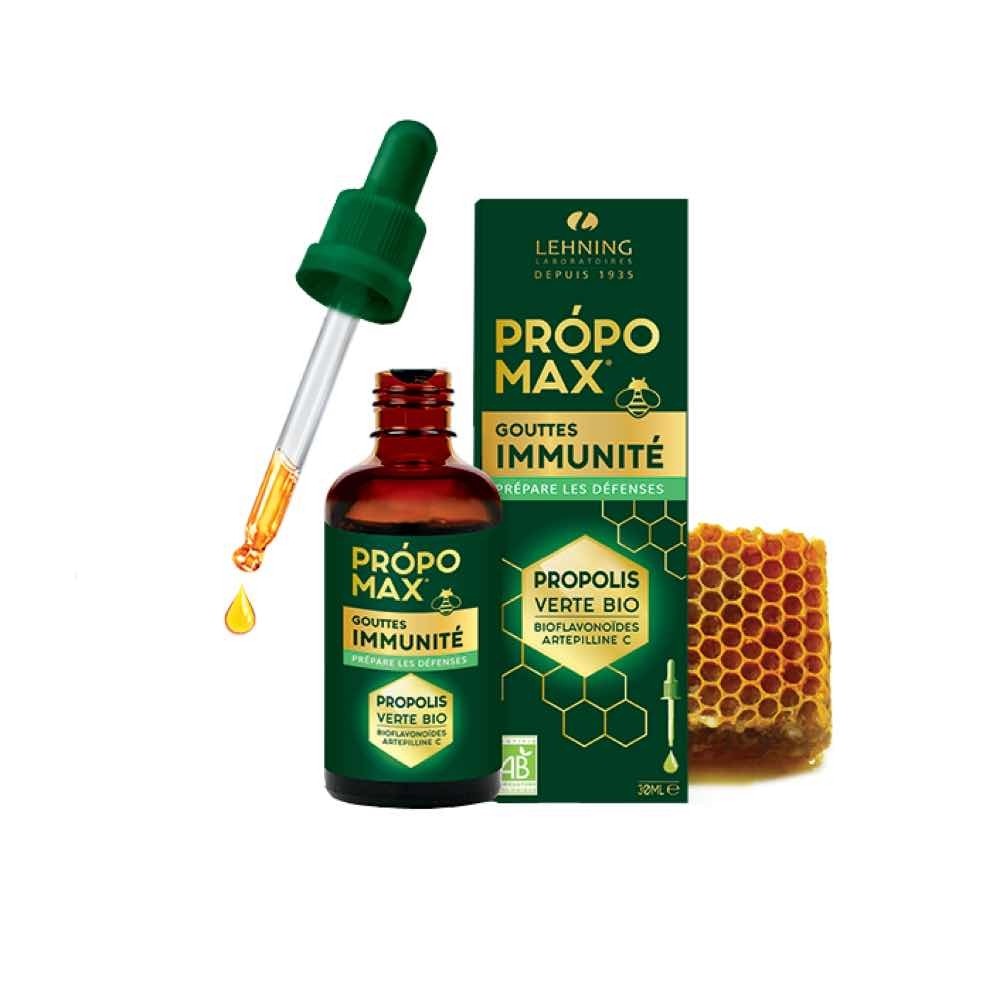 gd_propomax_imunidade_30_gotas.jpg Propomax Inmunidad Propóleo Verde 30 % gotas – 30 ml – Lehning - Imagen 1