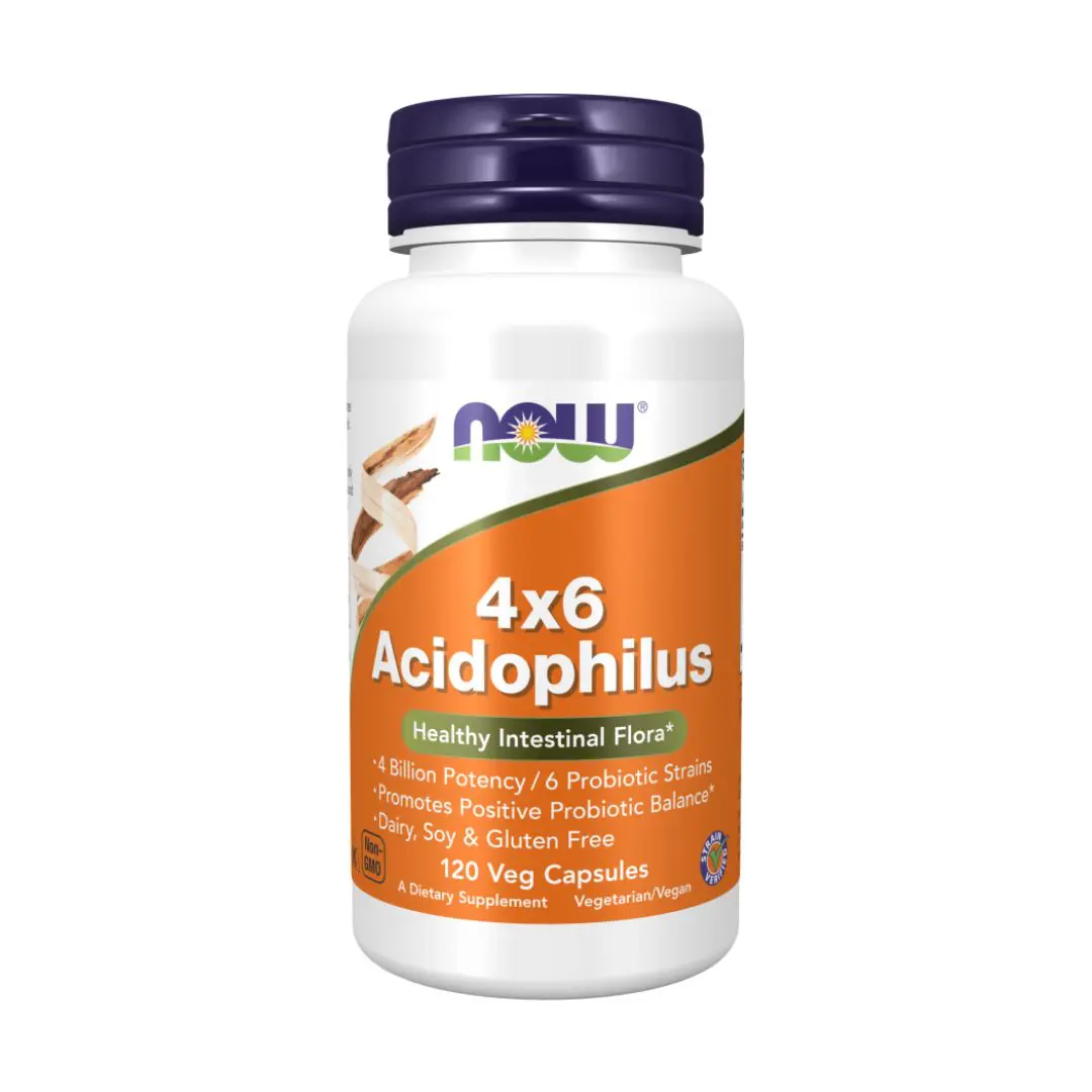 Acidophilus-4X6-120-Cápsulas-Now.jpg.webp Acidophilus 4X6 - 120 cápsulas - NOW - Imagen 1