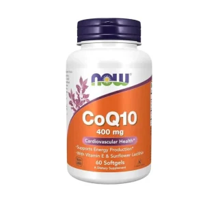 CoQ10 400 mg - 60 Cápsulas Moles - NOW