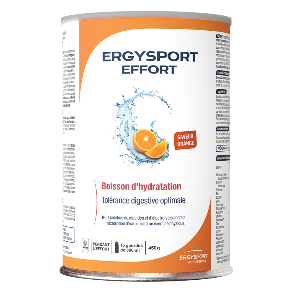 ERGYSPORT-EFFORT-Orange-5B3D5D5B10cm-RVB5D-06-24-carousel.webp ERGYSPORT Effort Orange Flavor - 450 g - Nutergia - Image 1