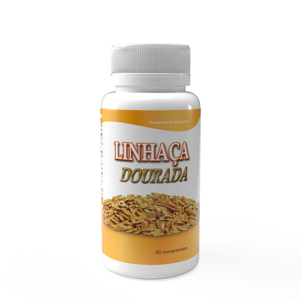 LINHACA_DOURADA.png Semilla de lino dorada - 30 comprimidos - Fharmonat - Imagen 1