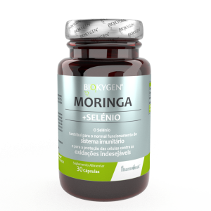 Biokygen Moringa + Selénio - 30 Cápsulas - Fharmonat