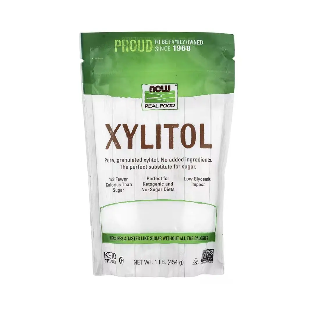 Xylitol-E28093-454-grams.jpg.webp Xilitol - 454 g - NOW - Image 1