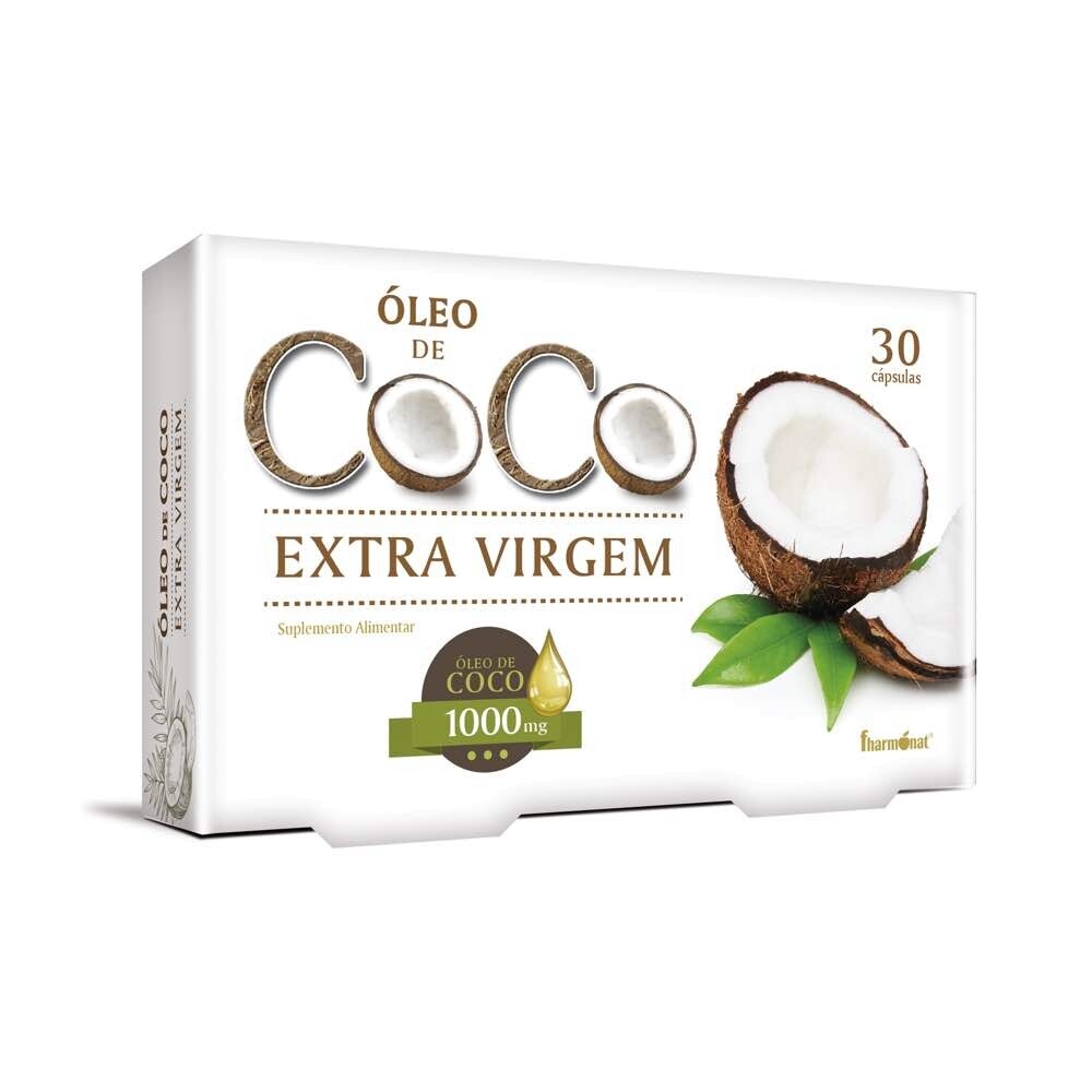 gd_oleo_coco_30_cápsulas_fharmonat.jpg Aceite de coco virgen extra 1000 mg - 60 cápsulas - Fharmonat - Imagen 1