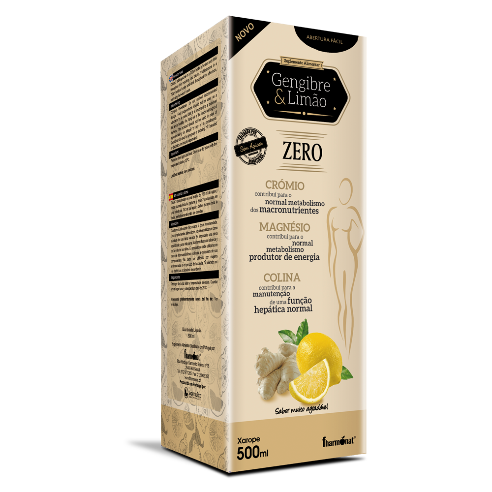 jengibre-jarabe.png Jengibre + Limón Zero - 500 ml - Fharmonat - Imagen 1