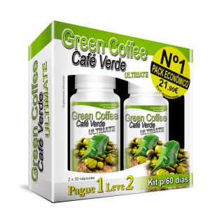 Green Coffee Ultimate Pague 1 Leve 2 - 30 Cápsulas + 30 Cápsulas - Fharmonat