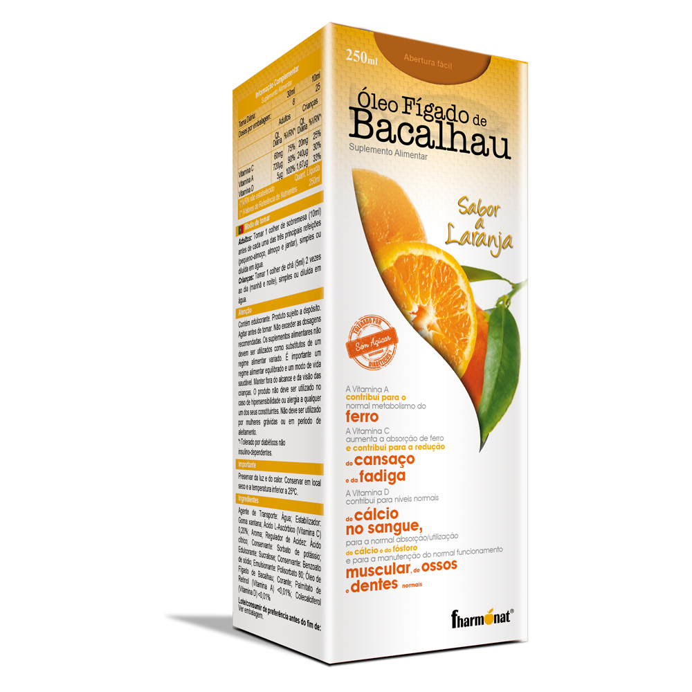 oleo.png Aceite de hígado de bacalao - 250 ml - Fharmonat - Imagen 1