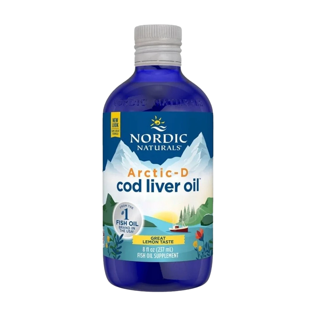 Aceite de hígado de bacalao Arctic-D, Limón - 237 ml - Nordic Naturals - Imagen 1