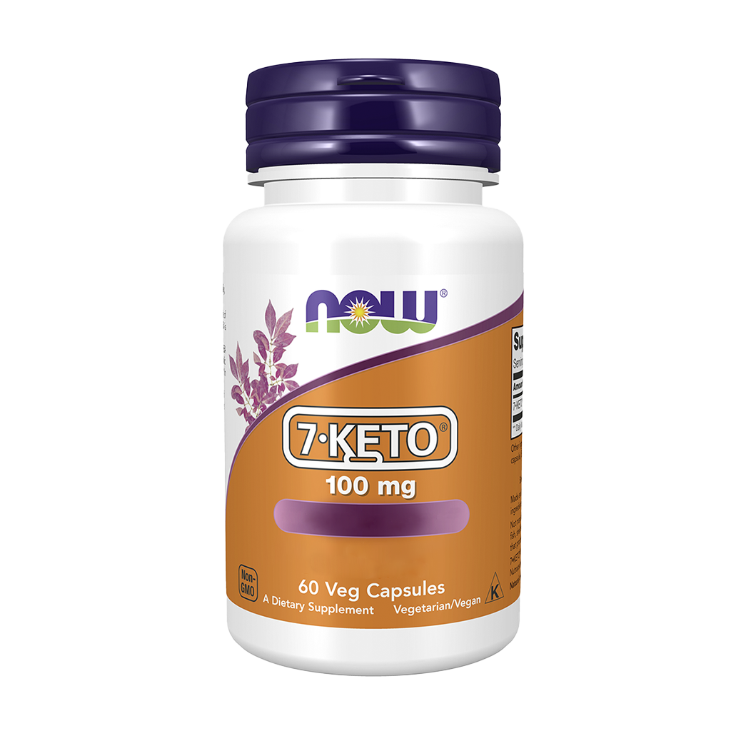 7-KETO 100 mg - 60 Cápsulas - NOW - Image 1