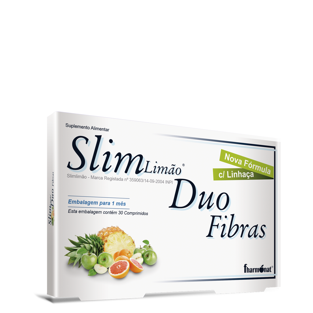 slimduoFIBRAS.png Slimlimão Duo Fibers - 30 Tablets - Fharmonat - Image 1