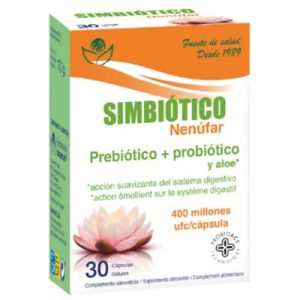 Simbiótico Nenúfar Prebiótico + Probiótico 30 Cápsulas - Bioserum