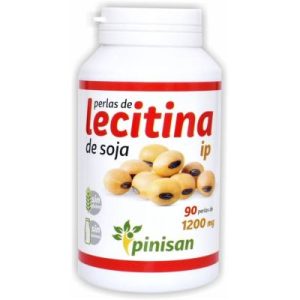 Lecitina de Soja 1200mg Sem Glúten 90 Pérolas - Pinisan