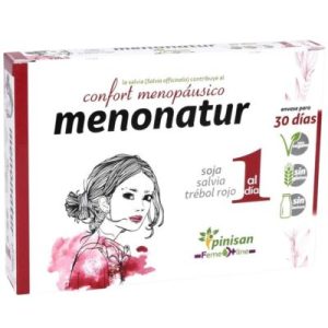 Menonatur Vegan Sem Glúten 30 Cápsulas - Pinisan