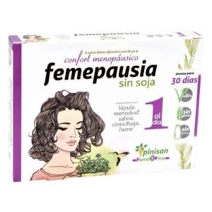 Femepausia Feme Line Sem Glúten Vegan 30 Cápsulas - Pinisan