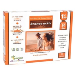 Bronce Activ Sem Glúten Vegan 30 Cápsulas - Pinisan