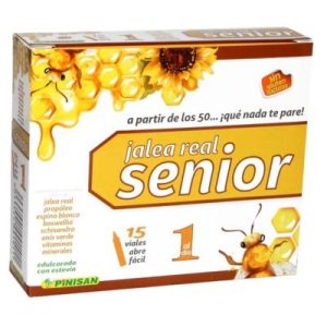 Geleia Real Senior Sem Glúten 15 Ampolas - Pinisan