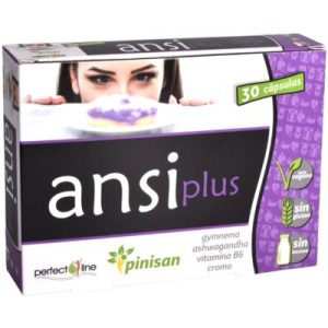 Ansi Plus Perfect Line Sem Glúten Vegan 30 Cápsulas - Pinisan