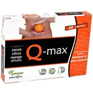 Q-Max Perfect Line Sem Glúten Vegan 30 Cápsulas - Pinisan