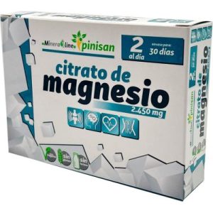 Citrato de Magnésio Vegan Sem Glúten 60 Comprimidos - Pinisan