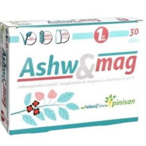 Relaxline Ashw Mag 30 Cápsulas - Pinisan
