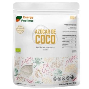 Açúcar de Coco Bio Vegan Sem Glúten 200 g Energy Feelings