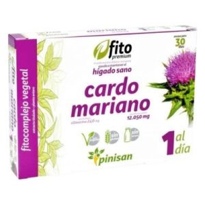Fitopremium Cardo-Mariano Vegan Sem Glúten 30 Cápsulas - Pinisan