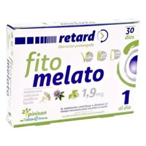 Fito Melato Retard 1,9mg Vegan Sem Glúten 30 Cápsulas - Pinisan