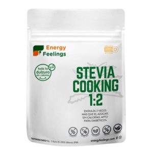 Stevia Cooking em Pó Doypack Sem Glúten Vegan 200 g Energy Feelings