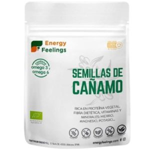 Sementes de Cânhamo Bio Vegan Sem Glúten 200 g Energy Feelings