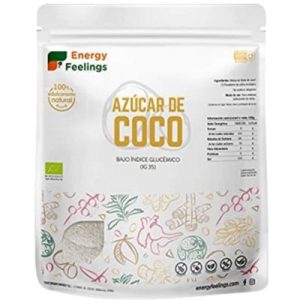 Açúcar de Coco Bio Vegan Sem Glúten 1 kg Energy Feelings