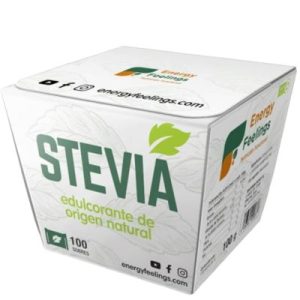 Stevia Sem Glúten Vegan 100 Saquetas Energy Feelings