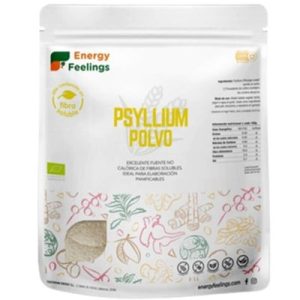 Psyllium Bio Vegan em Pó Sem Glúten 500 g Energy Feelings